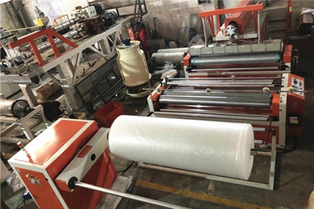 Bubble film production line