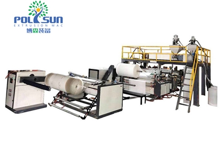 Bubble film production line